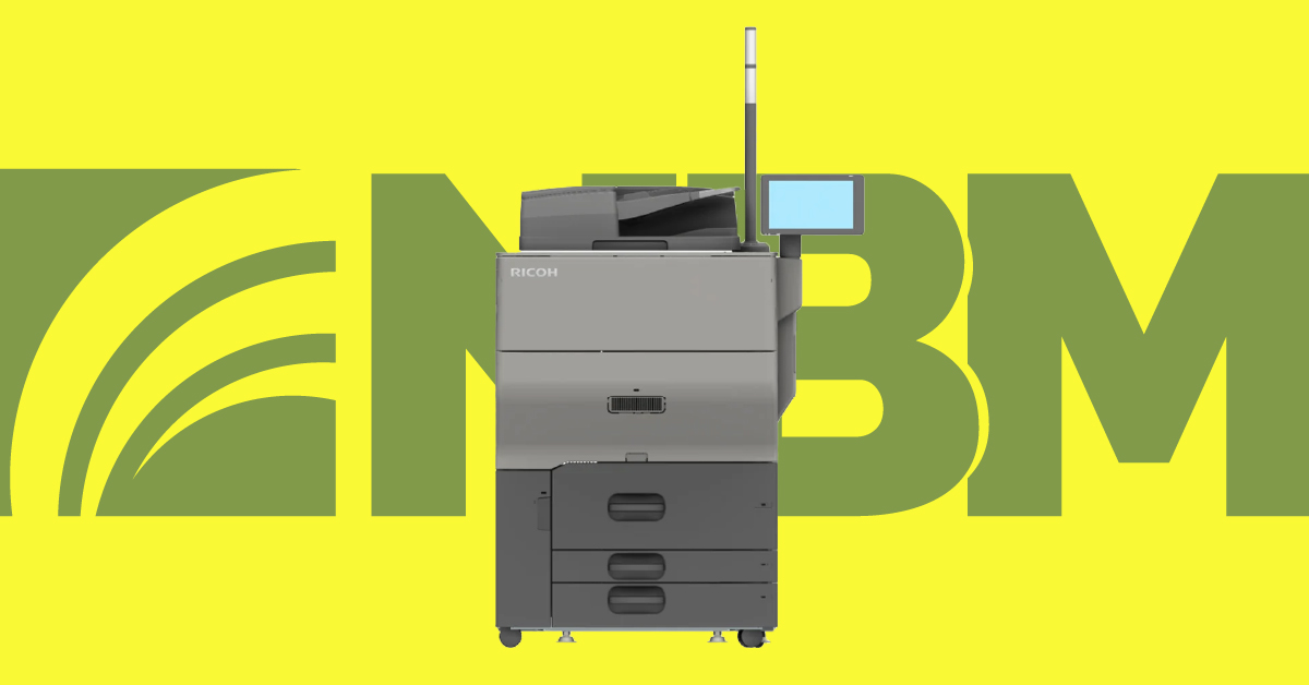 Ricoh C5300S wide format printer. 